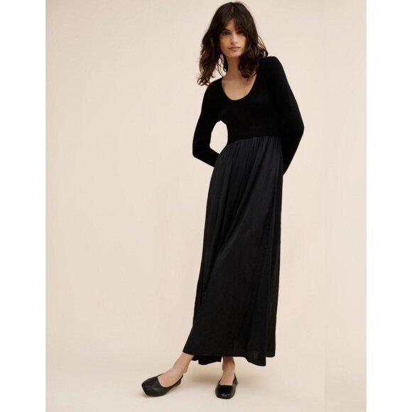 NWT Size S - Anthro The Thea Twofer Scoop Neck Sweater Maxi Dress (NWT US$ 178) - Picture 7 of 16